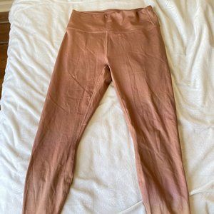 Brown Hollo Glitter Leggings